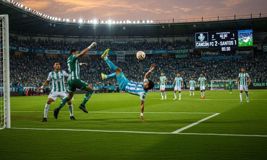 Cancún fc vs. Santos: Moments and Highlights from the Showdown