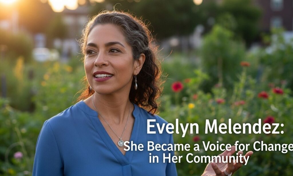 Evelyn Melendez: She Became a Voice for Change in Her Community