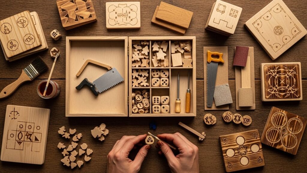 Wood Games: Create Your Own Unique Wooden Board Games